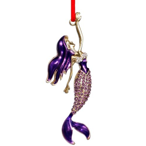 Wholesale mermaid diamond alloy keychain